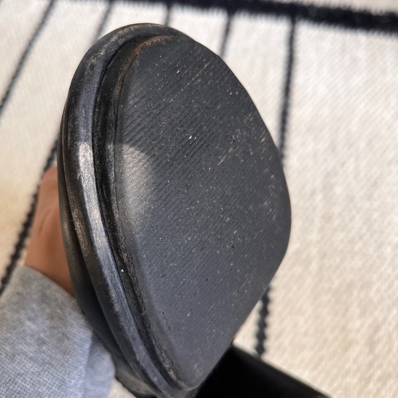 ACNE Stduios Leather Ankle Boot ~ Great Condition ~ Block Heel - Picture 7 of 10